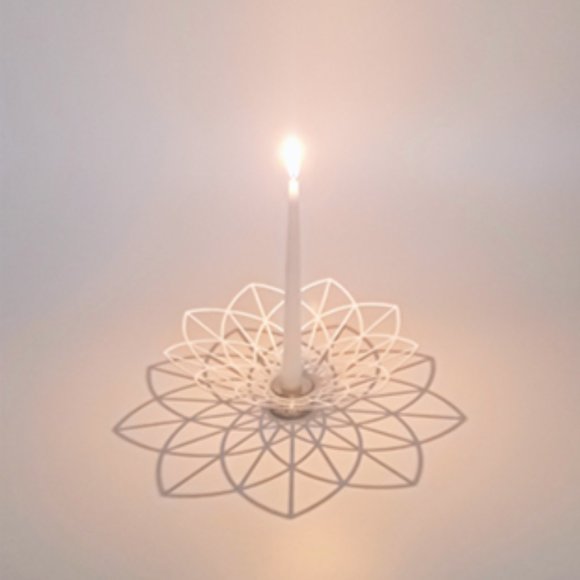 Anthropologie Flower Candle Holder - Picture 4 of 5
